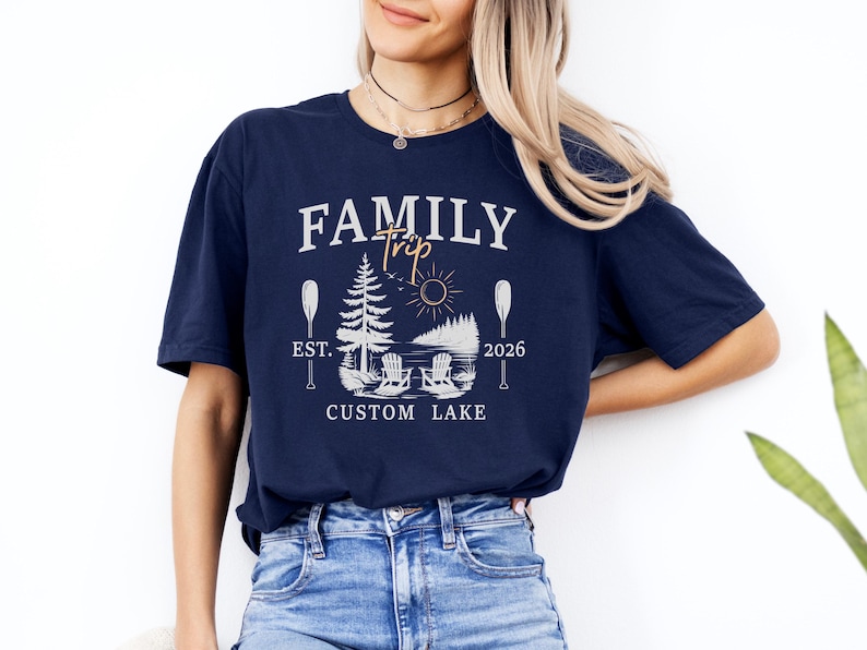 Personalized Family Lake Trip - Matching Vacation & Lake House Reunion Gift