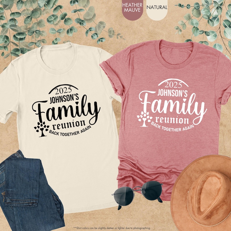 Personalized Family Reunion 2025 - Back Together Again Matching Family Gift