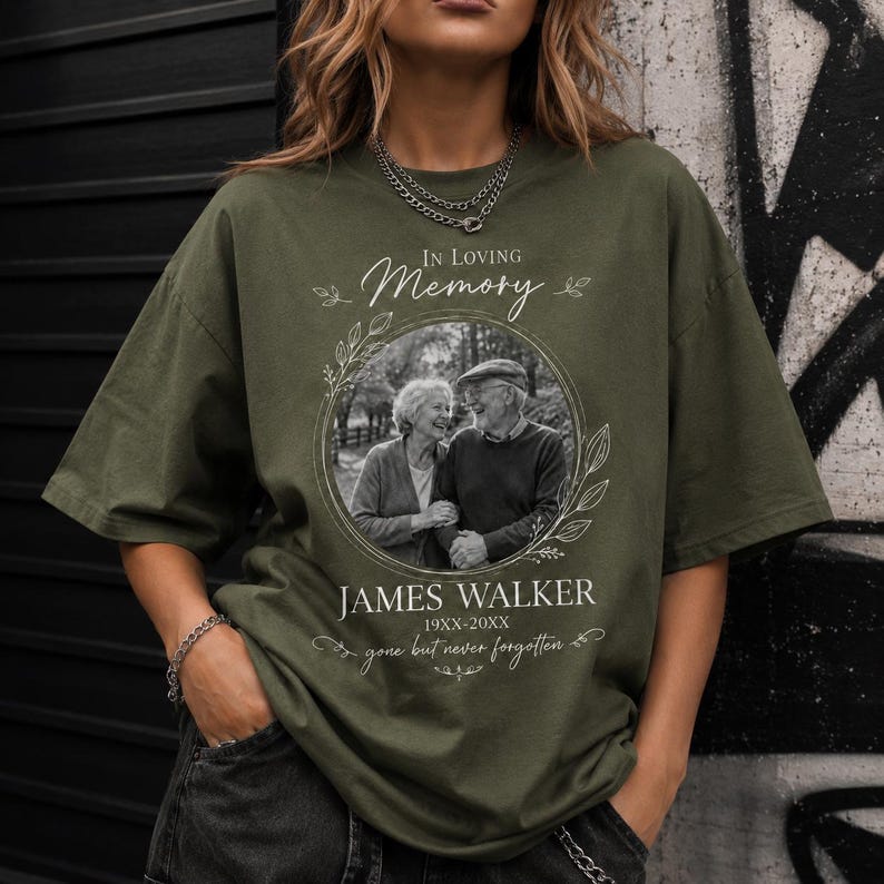 Personalized Memorial - Custom Photo Memorial - In Loving Memory - Sympathy Gift - Remembrance