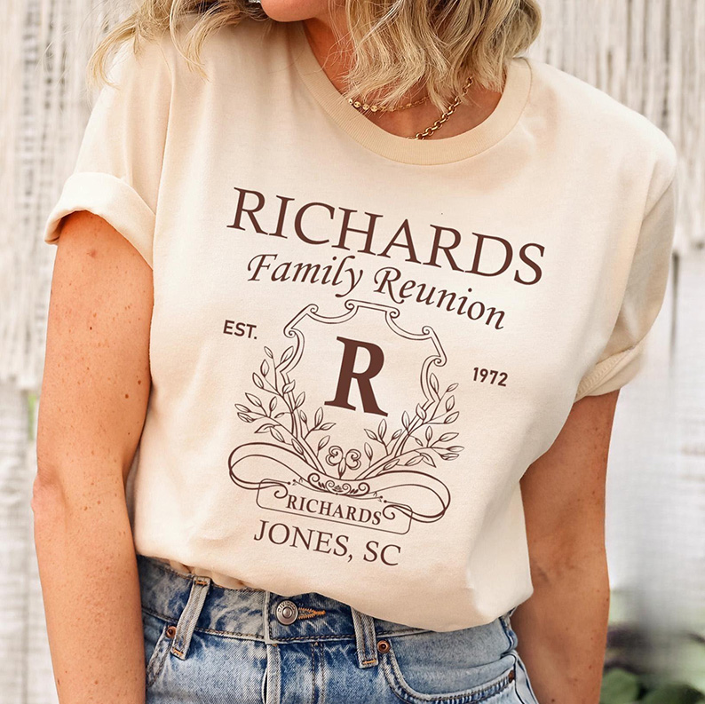 Personalized Family Reunion Monogram - Matching Family Name Gift