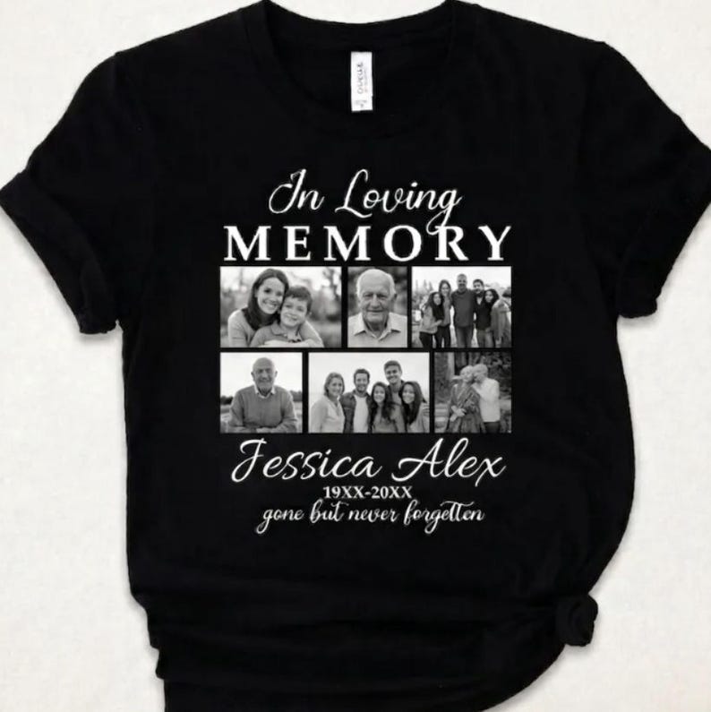 Custom Memorial Photo - & Tribute Remembrance Gift