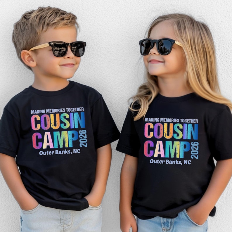 Personalized Cousin Camp 2026 - Family Vacation & Camping Reunion with Custom Location