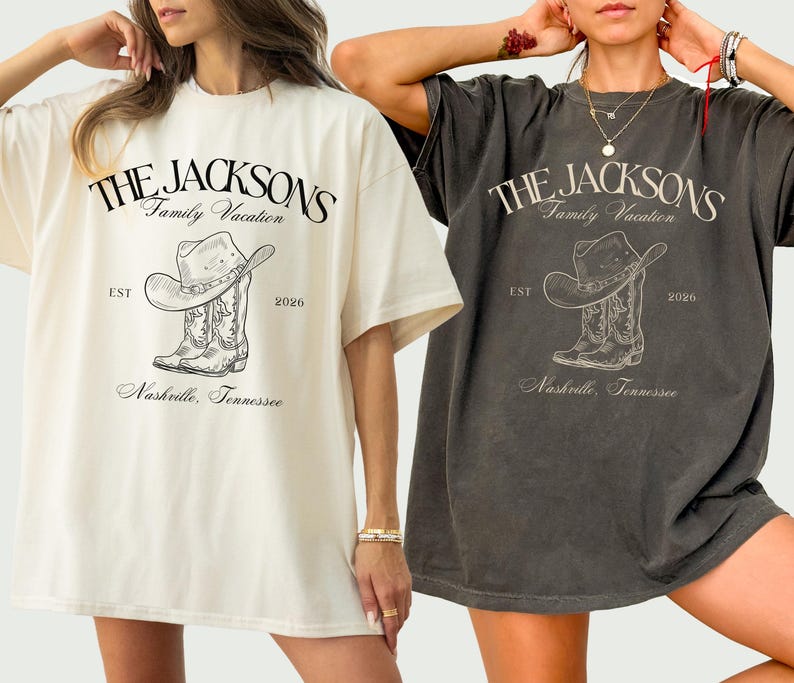 Personalized Western Rodeo Family Reunion - Cowboy Vacation Matching Group Gift
