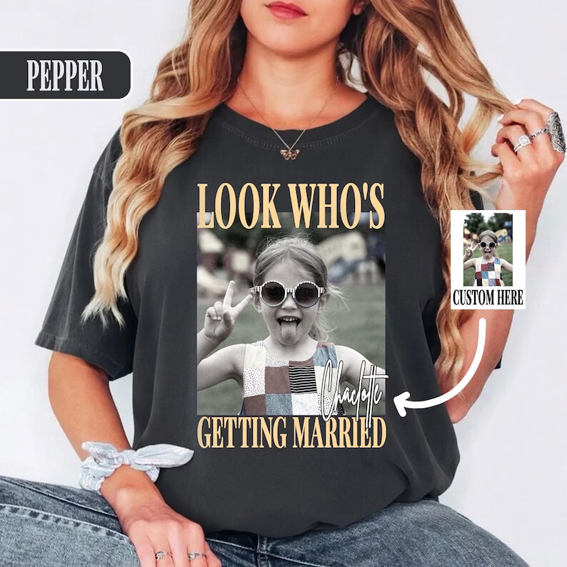 Look Who's Getting Married Photo - Team Bride - Bachelorette Party Personalized - Wedding