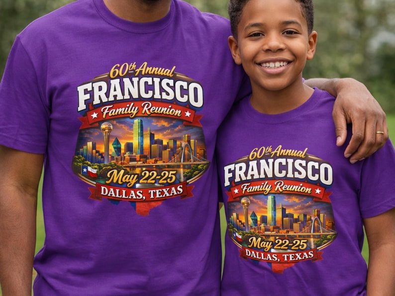 Personalized Family Reunion - Matching Family Vacation & Cousin Gift